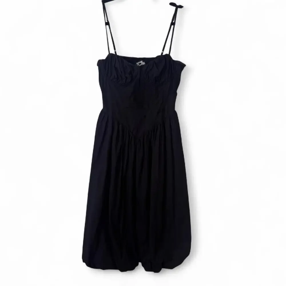 Future collective black midi dress - Picture 3 of 6